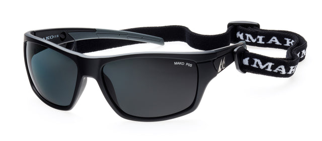 Mako Nemesis 9612 Polarised Sunglasses M09P0S Matte Black/Grey - Brown