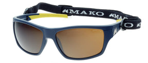 Mako Nemesis 9612 Polarised Sunglasses M64P1S Blue/Yellow - Brown