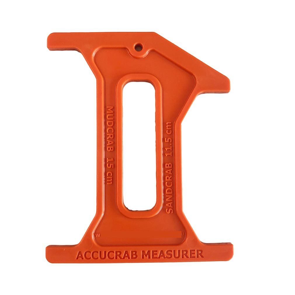 Accucrab Crab Measuring Tool QLD Orange
