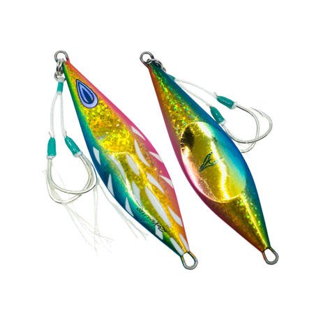 Oceans Legacy Roven 40g Metal Jig Lure Aqua Rainbow