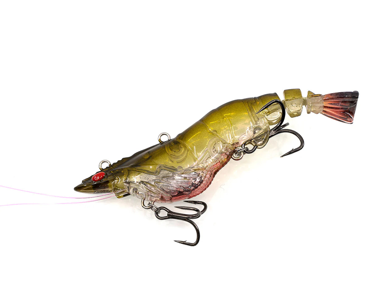 Chasebaits Armour Prawn 50mm Hard Body Lure Green Prawn