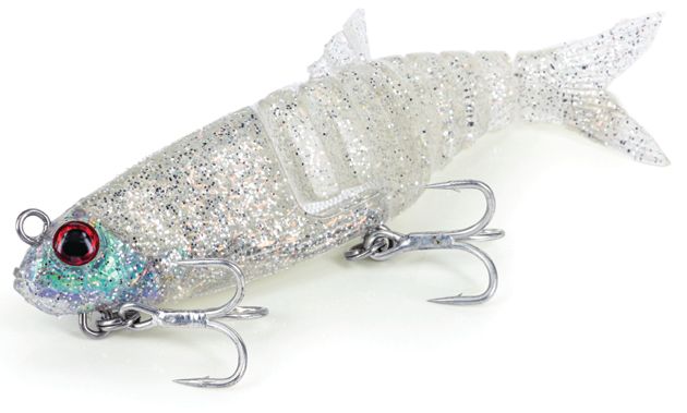 Molix Swim Shad 150mm Soft Plastic Swimbait Lure Aussie Clear Flash