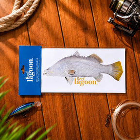 Reef Lagoon Decal Sticker A4 Barramundi