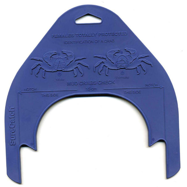 Sure Catch Crab Measuring Tool QLD Blue