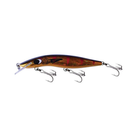Classic 120mm Barra 15+ Hard Body Lure Gold Mullet Dazzler