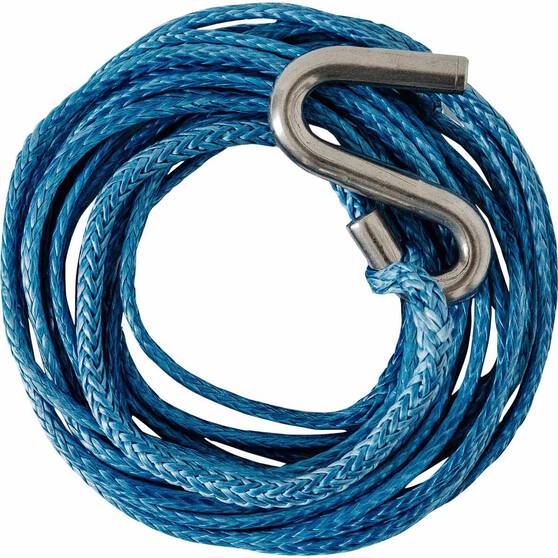 Atlantic Dyneema Anchor Winch Rope With S Hook 4mm x 6m