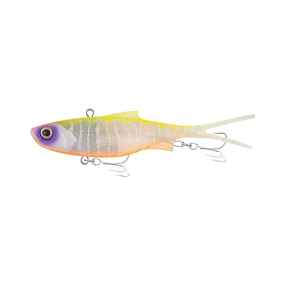 Samaki Vibelicious Fork Tail 125mm 30g Soft Vibe Lure Cleopatra Tiger