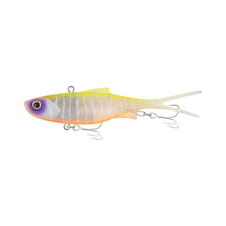 Samaki Vibelicious Fork Tail 125mm 30g Soft Vibe Lure Cleopatra Tiger