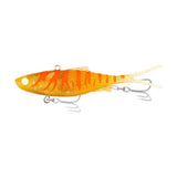 Samaki Vibelicious Fork Tail 125mm 30g Soft Vibe Lure Golden Carrot