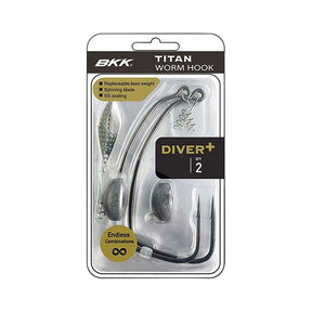 BKK Titan Diver+ Weedless Worm Hooks
