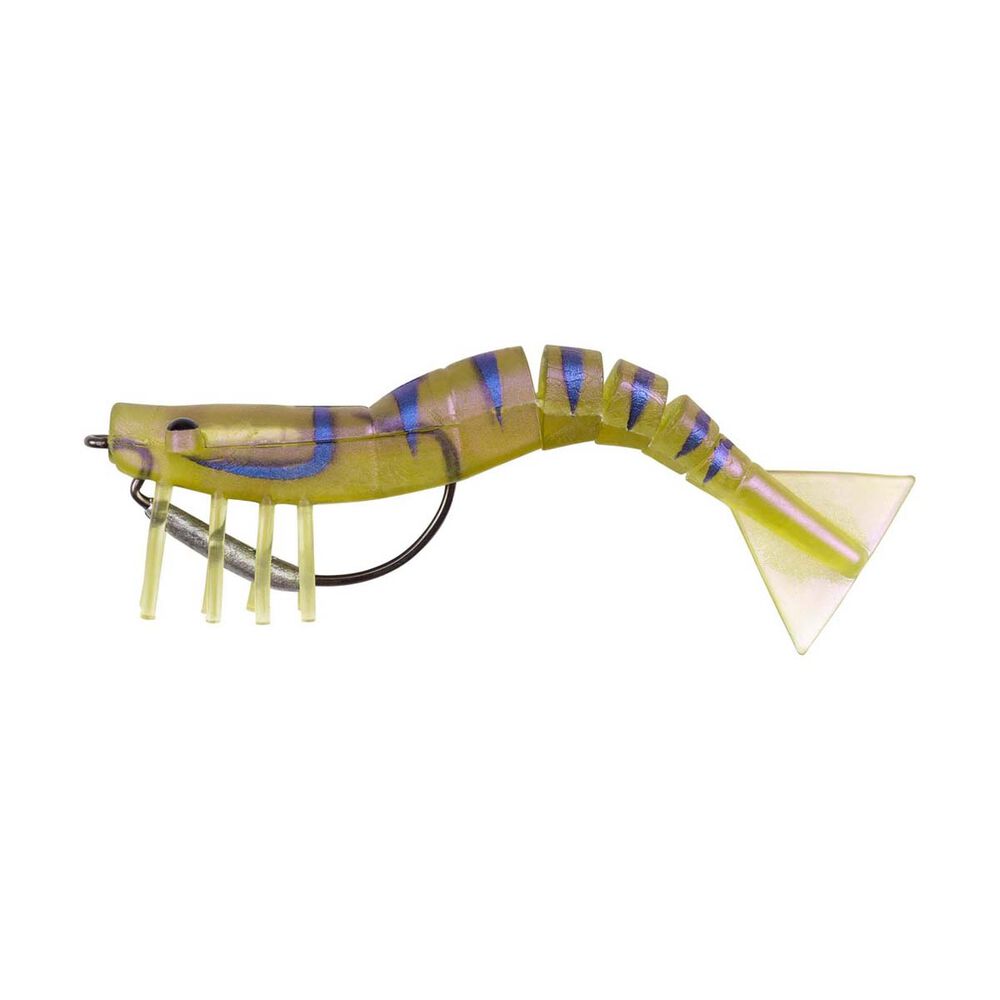 Samaki Live Shrimp 165mm Pre-Rigged Soft Plastic Lure Pearl Shrimp