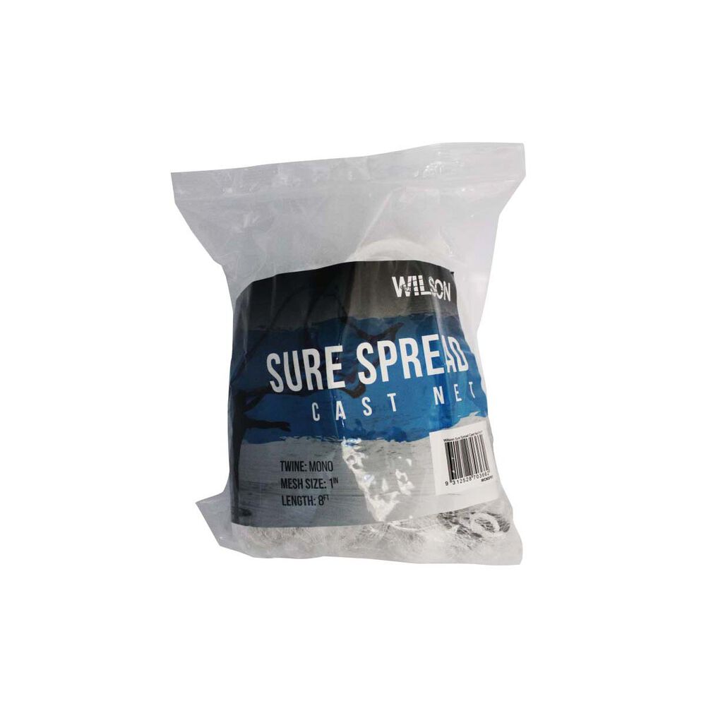 Wilson Sure Spread Bottom Pocket Mono Mesh Cast Net