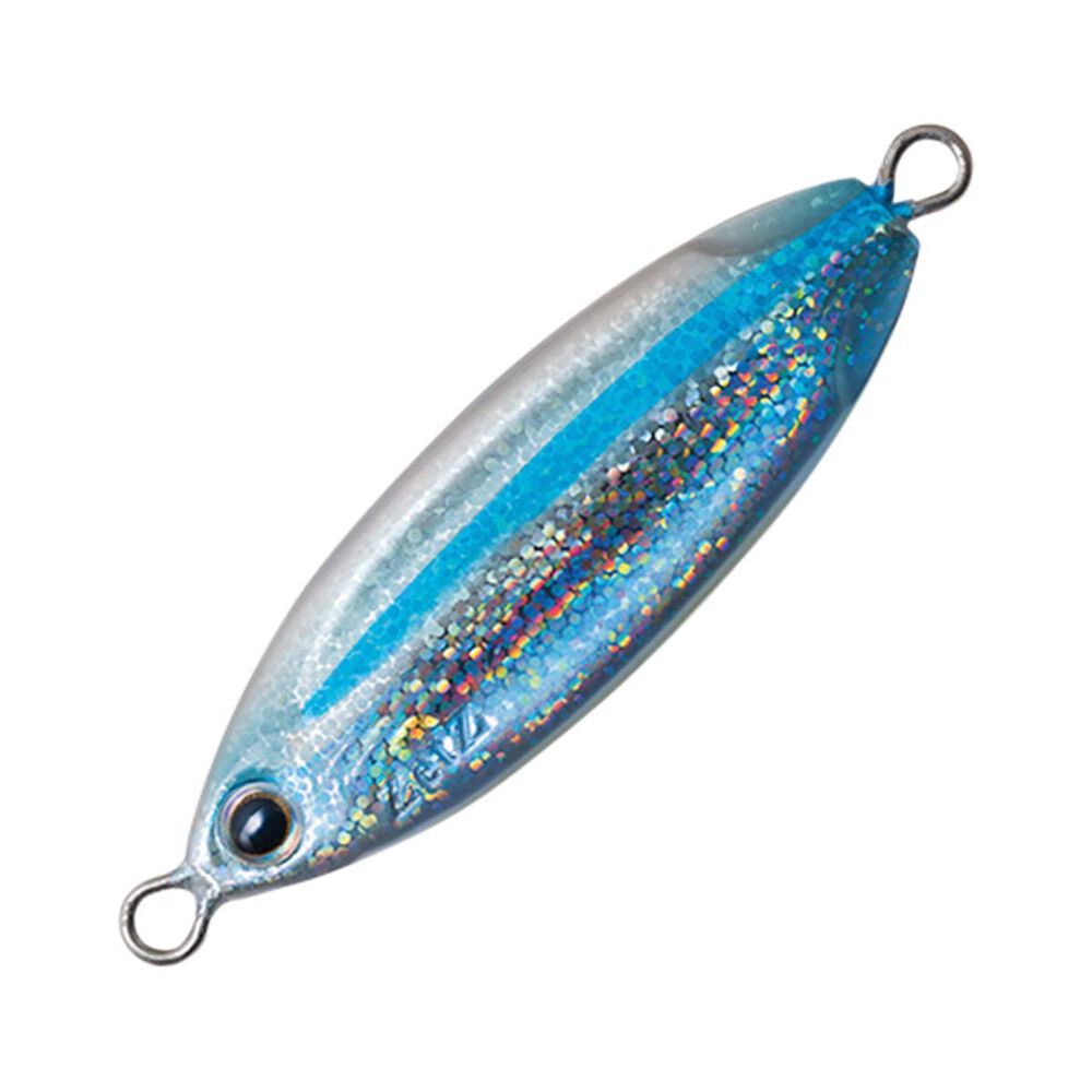 Palms Slow Blatt Cast Oval 20g Metal Jig Lure RA-160 - Silver Stripe
