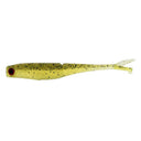 Daiwa Bait Junkie Flick 2.95in Soft Plastic Lure Lemon Grass Uv