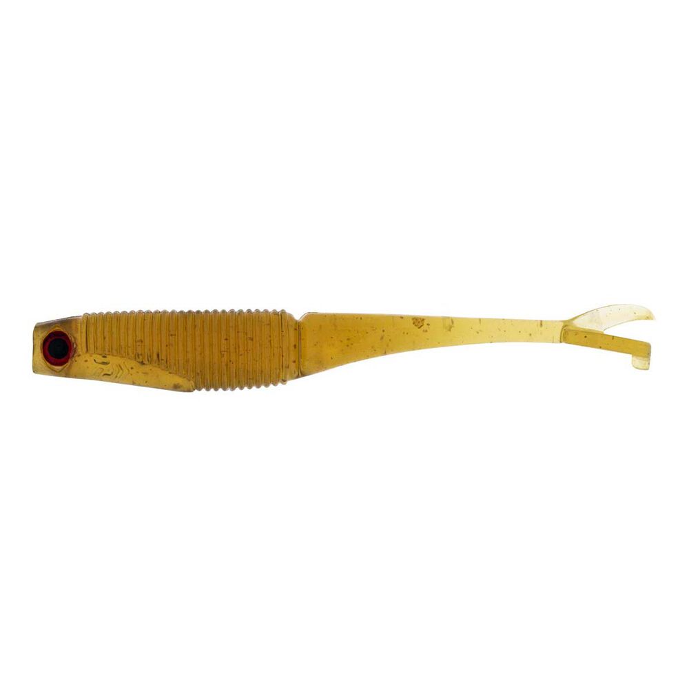 Daiwa Bait Junkie Flick 2.95in Soft Plastic Lure Motor Oil Uv