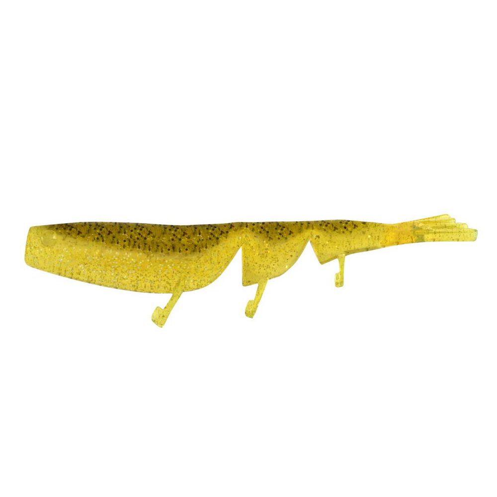 Daiwa Bait Junkie Prawn 3in Soft Plastic Lure Lemongrass Uv