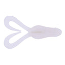 Daiwa Bait Junkie Kikker Curly Big 4.25in Soft Plastic Lure White Pearl