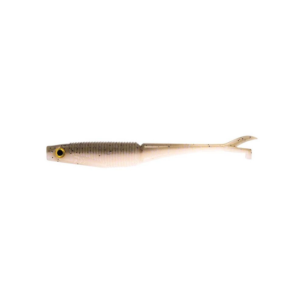Daiwa Bait Junkie Flick 3.95in Soft Plastic Lure Ghost Electric Shad