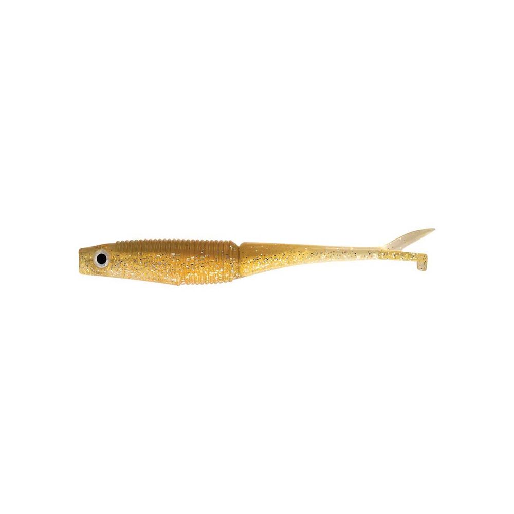 Daiwa Bait Junkie Flick 3.95in Soft Plastic Lure Oil Flash Uv