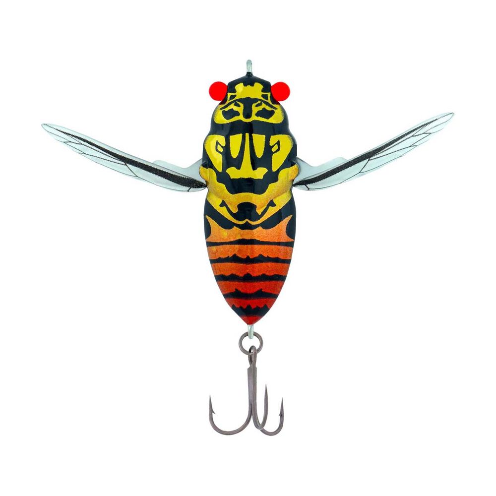 Samaki Redic Cicada 50mm Hard Body Topwater Lure Black Prince