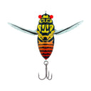 Samaki Redic Cicada 50mm Hard Body Topwater Lure Black Prince