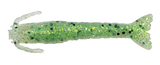 Berkley Gulp Shrimp 4in Soft Plastic Lure Green Haze Fleck