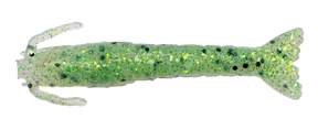 Berkley Gulp Shrimp 4in Soft Plastic Lure Green Haze Fleck