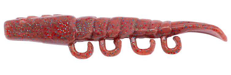 Berkley Gulp Turbo Shrimp 4in Soft Plastic Lure Blood Worm
