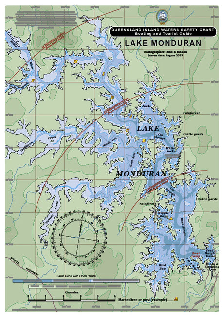 Camtas Monduran Dam Navigation Guide Map