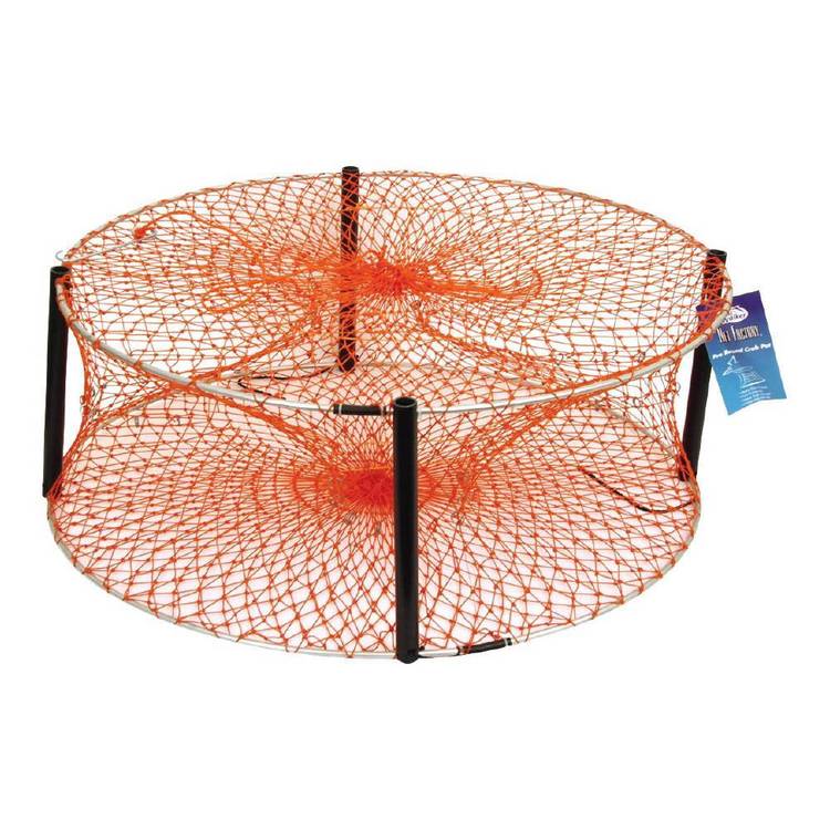 Jarvis Walker Economy Crab Pot 4 Entry 900mm Orange