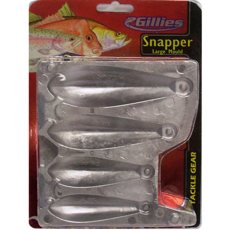 Gillies Snapper Sinker Mould Combo Large
