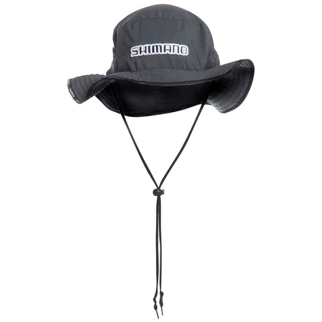 Shimano Point Plugger Wide Brim Hat Dark Grey