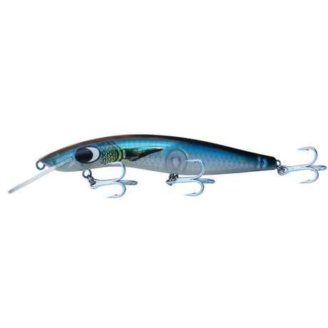 Classic Ghost 120mm Barra 10+ Hard Body Lure Ghost Blue Laser