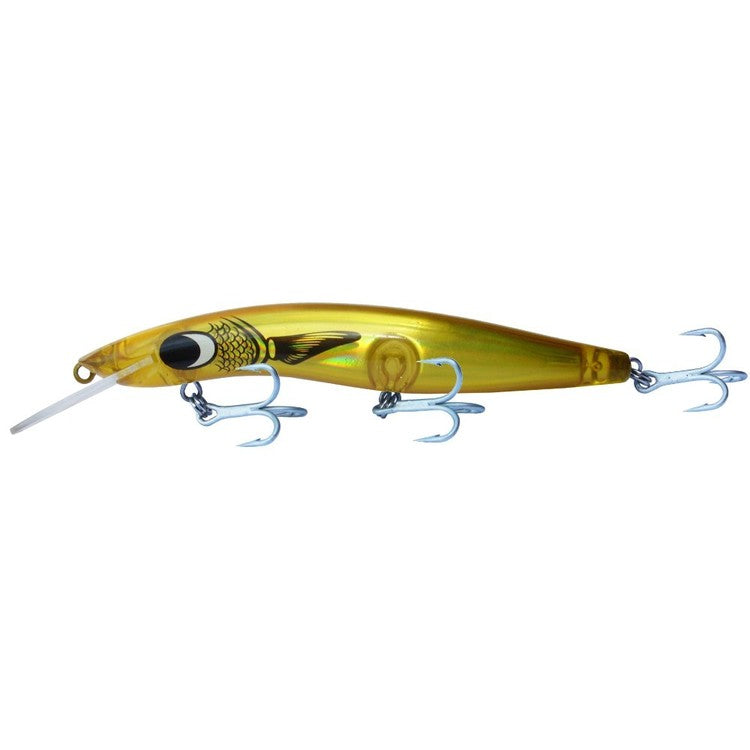 Classic Ghost 120mm Barra 10+ Hard Body Lure Ghost Gold