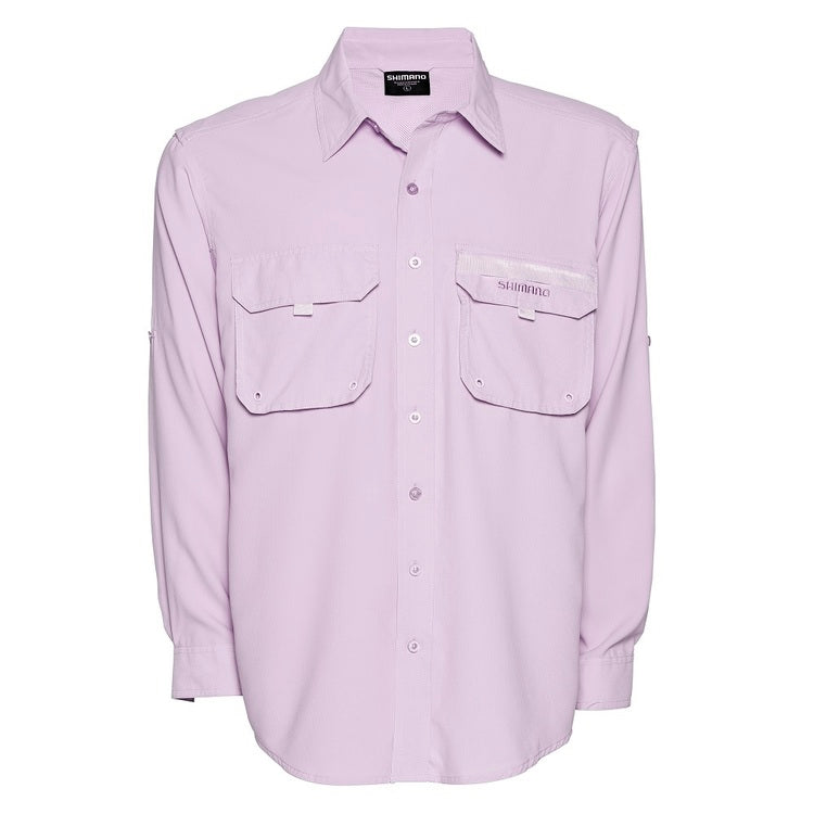 Shimano Ladies Vented Lilac Fishing Shirt