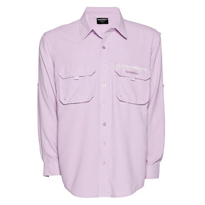 Shimano Ladies Vented Lilac Fishing Shirt