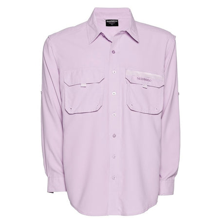 Shimano Ladies Vented Lilac Fishing Shirt