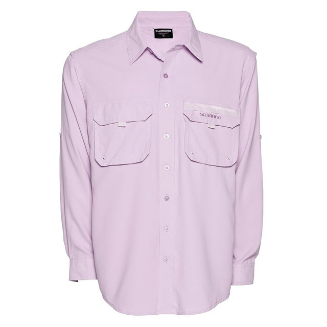 Shimano Ladies Vented Lilac Fishing Shirt