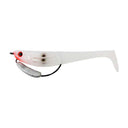Zerek Flat Shad Pro 7in Soft Plastic Swimbait Lure Red Head Bear