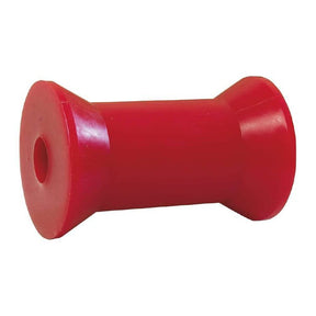 Polyurethane Trailer Keel Roller 6in Red