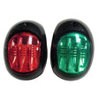 Waterline LED Navigation Lights Pair Black