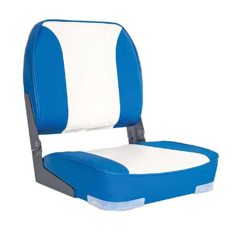 Oceansouth Deluxe Folding Boat Seat Blue/White