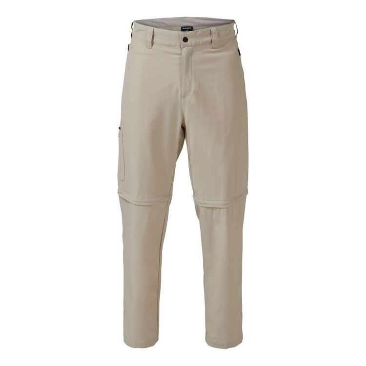 Shimano Zip Off Outdoor Long Fishing Pants Oatmeal