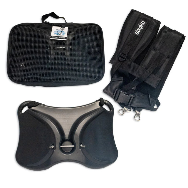 Buku Fighting Gimbal Belt & Harness Black