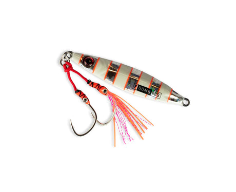 Buku Flutter Bomb 40g Metal Jig Lure Flash Glow