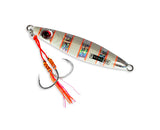 Buku Flutter Bomb 80g Metal Jig Lure Flash Glow