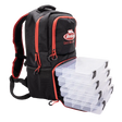 Berkley Backpack With 4 Tackle Trays Red & Black