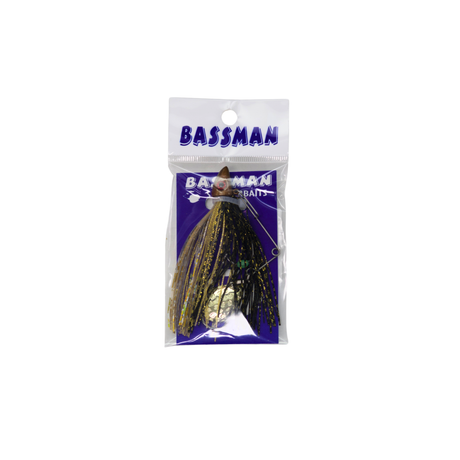 Bassman Pup 3/8oz Spinnerbait Lure TW1 - Black/Gold
