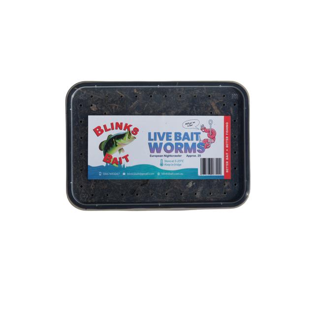 Blinks Bait Euro Bait Worms 25pk