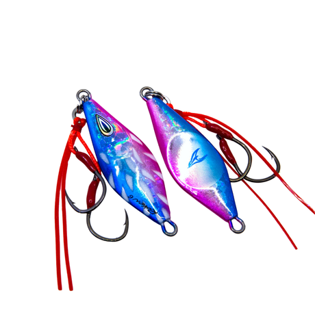 Oceans Legacy Roven 10g Metal Jig Lure Blue Pink Silver